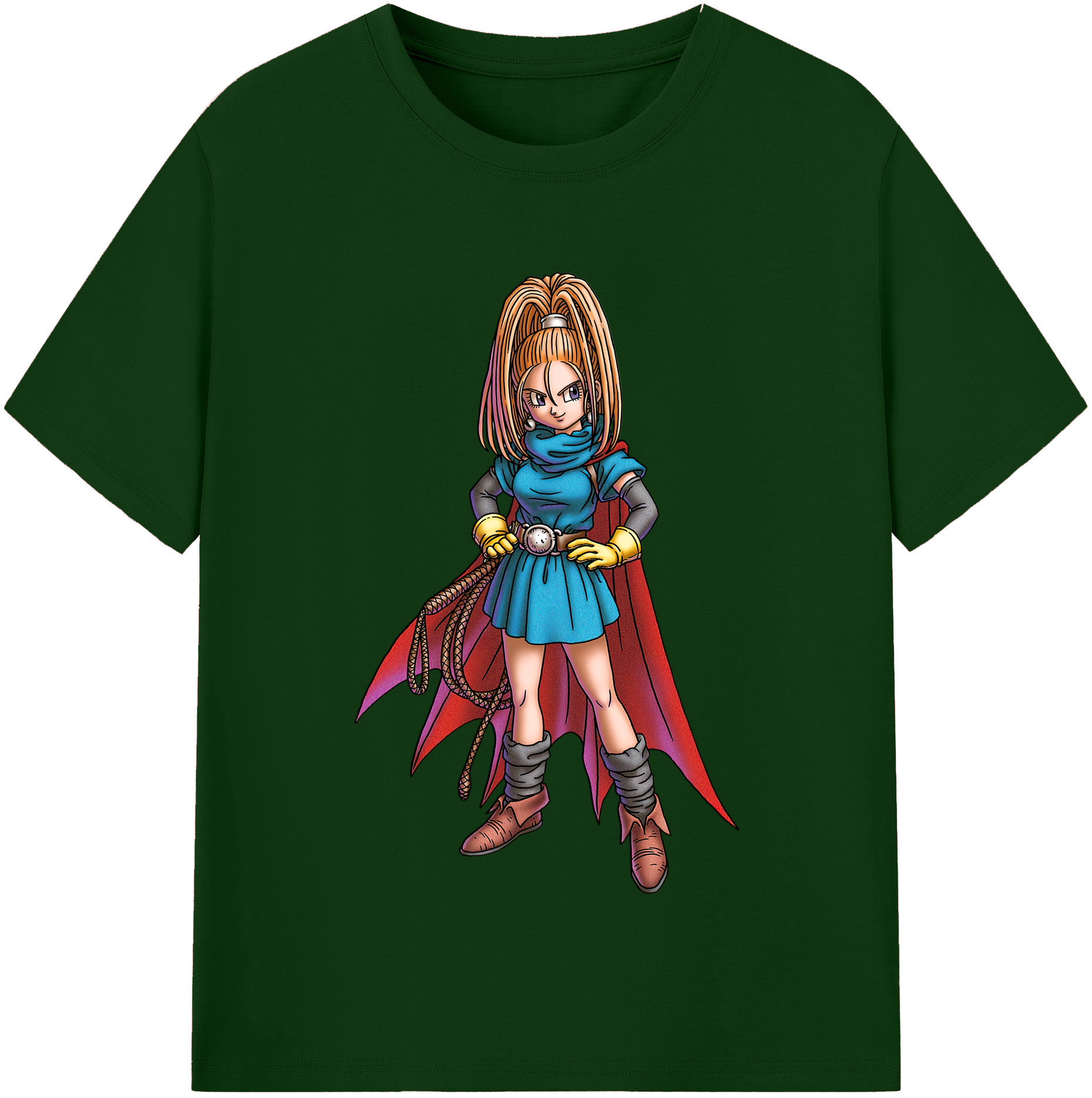 （画像用） ドラゴンクエスト Doragon Kuesuto Dragon Quest 綿100％半袖Tシャツ（フロントプリント）